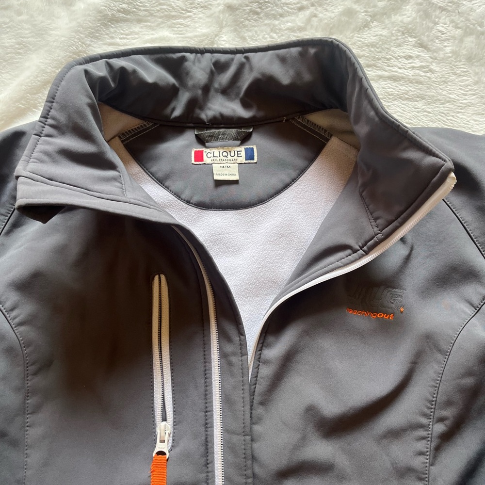 Clique Medium Softshell Hooded Removable - Full Z… - image 3